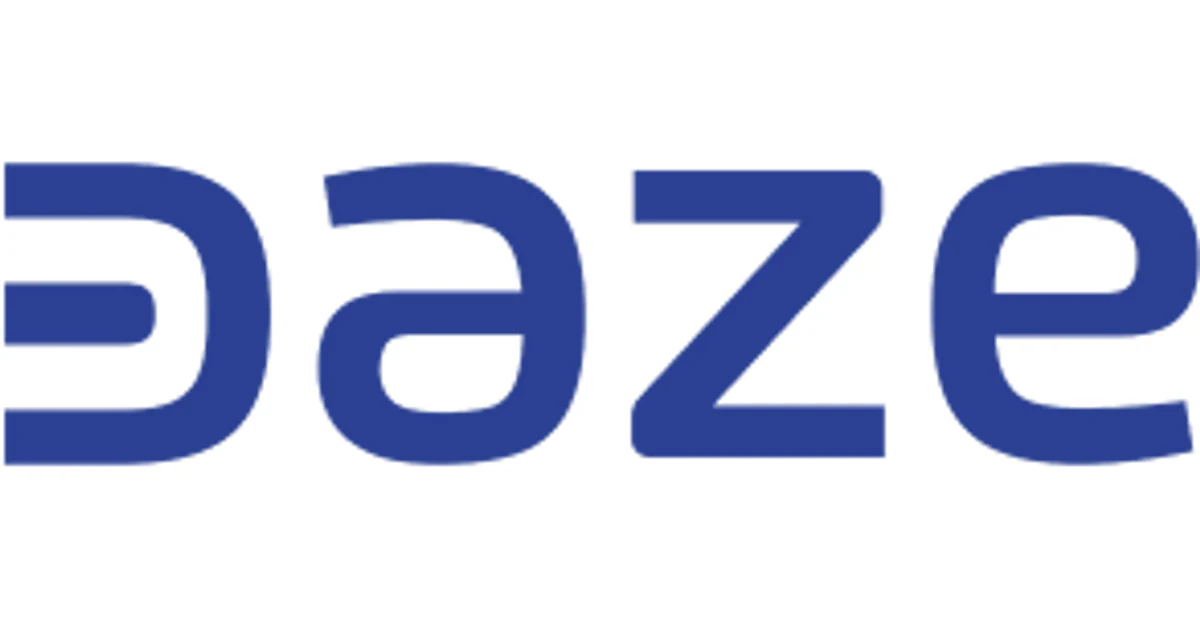 logo daze blue