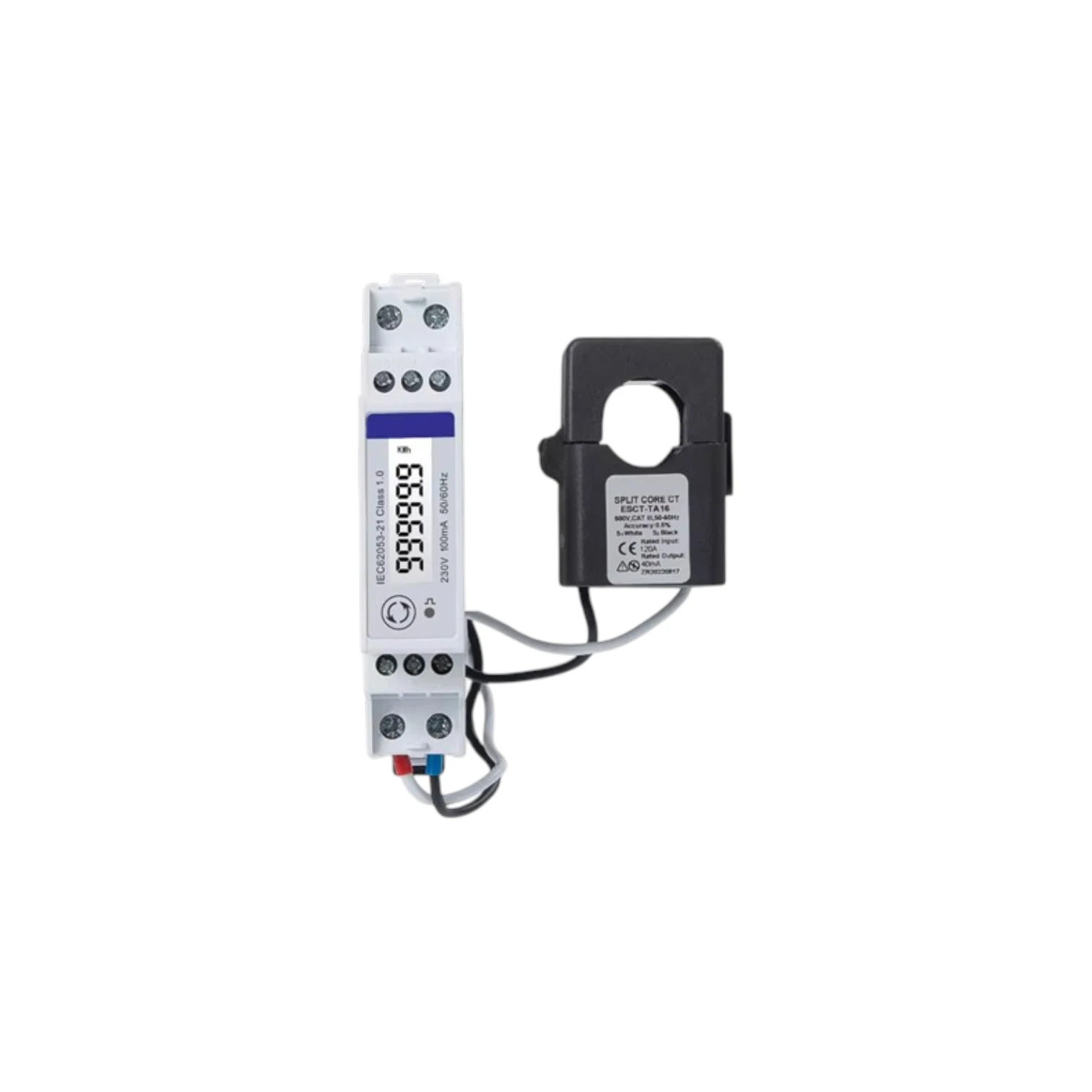 compteur bidirectionnel monophase pince 120a