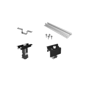 kit de fixation bac acier k2 systems 2 panneaux portrait